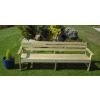 2.4m Swedish Redwood Garden Bench - 0